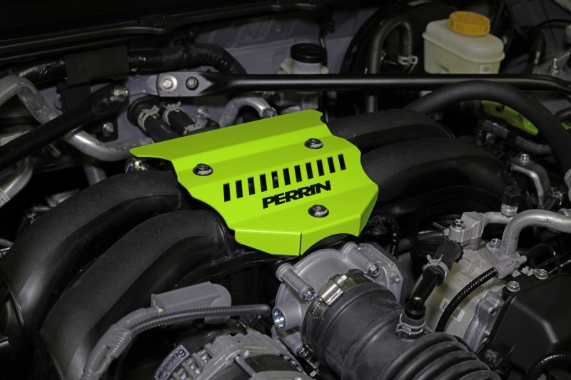 Perrin Performance Perrin 2022+ Subaru BRZ / Toyota GR86 Engine Cover - Neon Yellow Wrinkle PSP-ENG-162NY PSP-ENG-162NY User 1