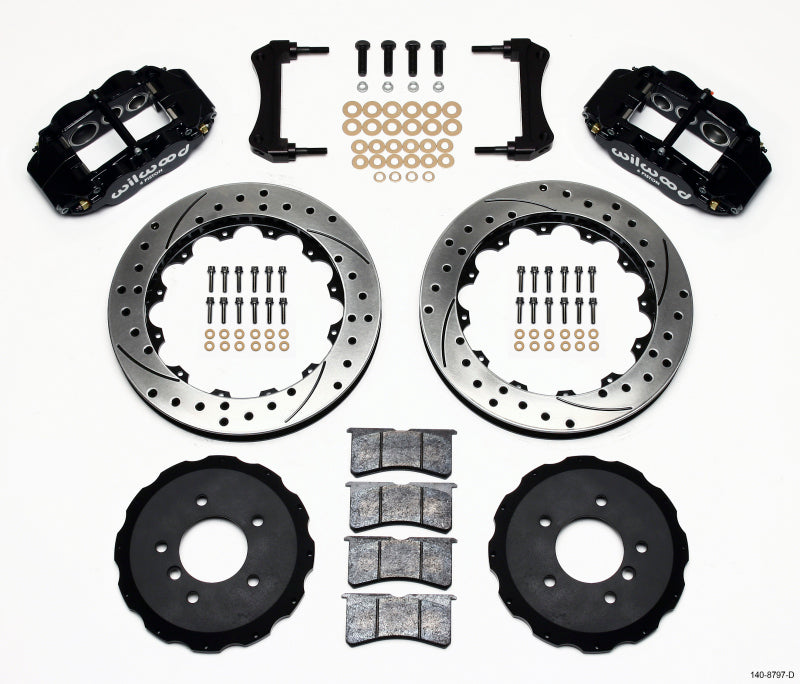 Wilwood Narrow Superlite 6R Front Hat Kit 13.06in Drilled E36 BMW M3 140-8797-D 140-8797-D Photo - Primary