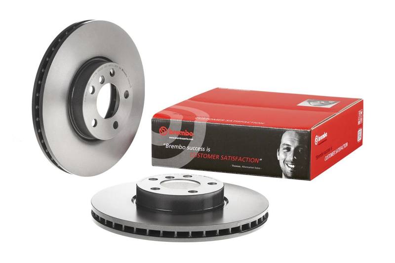 Brembo 332x32mm T1 LH Zinc Plated Gold PISTA Replacement Disc 906526 906526 Photo - Primary