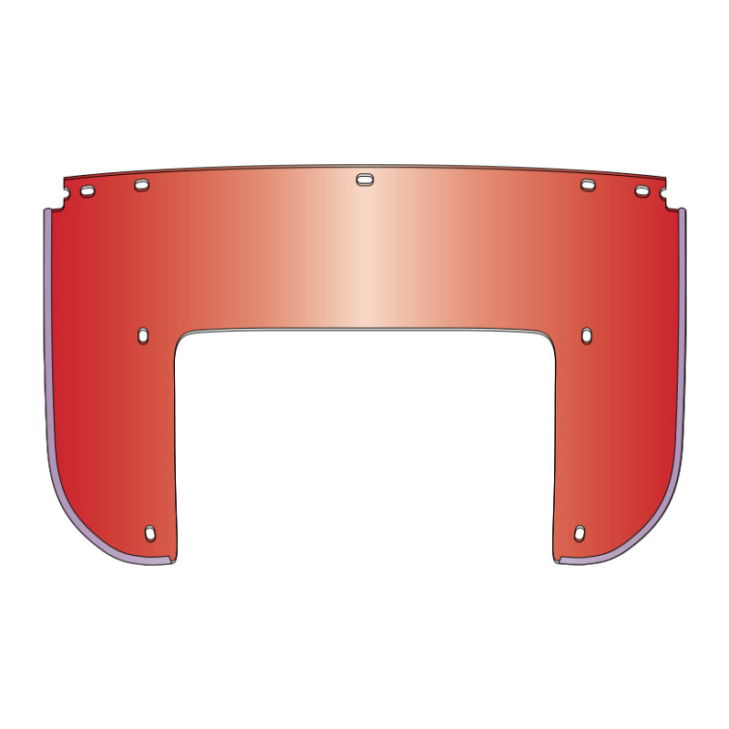 National Cycle Heritage Bottom Replacement Beaded Windshield 7 Bolt-Red 22005 22005 User 1