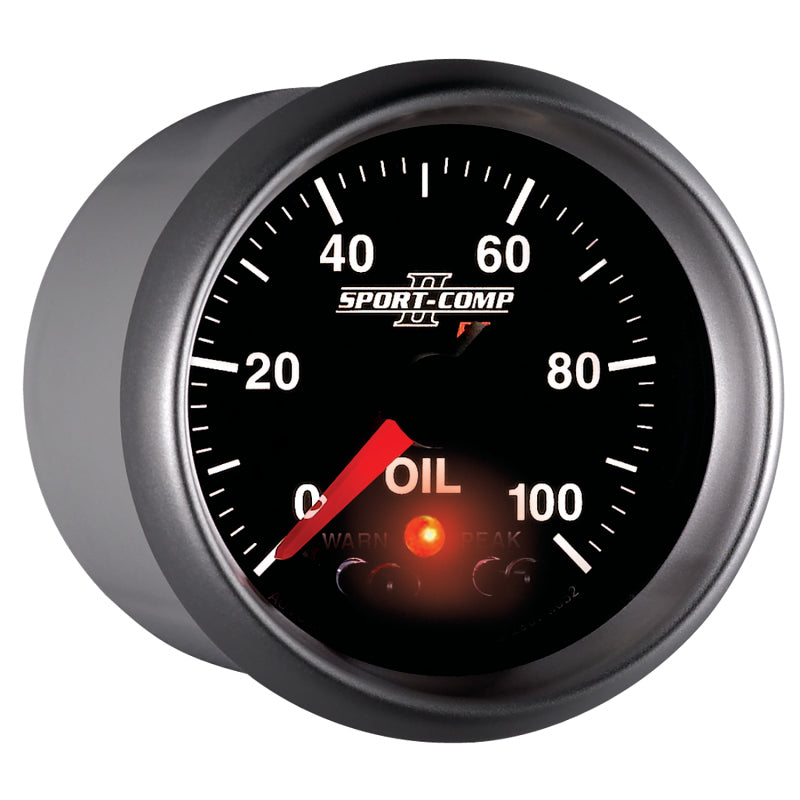 Autometer 2-1/16" Oil Pressure, 0-100 Psi, Stepper Motor, Sport-Comp II 3652 User 7