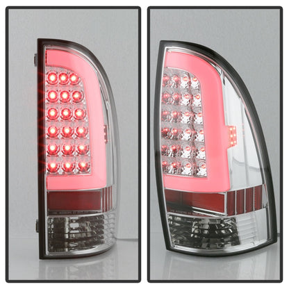 SPYDER xTune 05-15 Toyota Tacoma (Excl Models w/LED) Light Bar LED Tail Lights -Chrm (ALT-ON-TT05-LBLED-C) 5082114 5082114 Photo - Unmounted