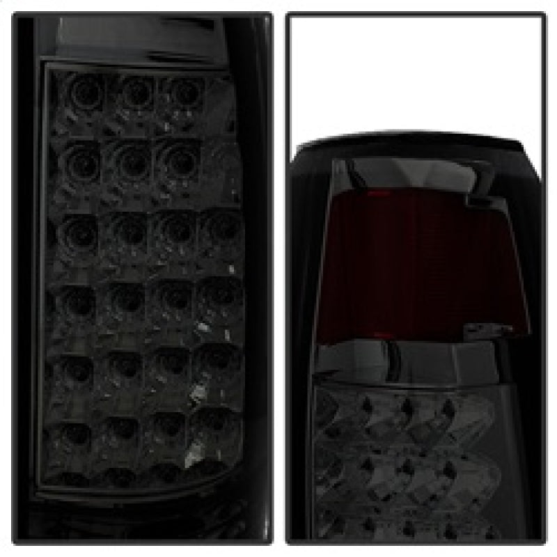 SPYDER Xtune Yukon Denali 99-00 LED Tail Lights w/ 3rd LED Brake Light Smoked ALT-JH-CCK88-LED-SET-SM 9032752 9032752 Photo - Unmounted