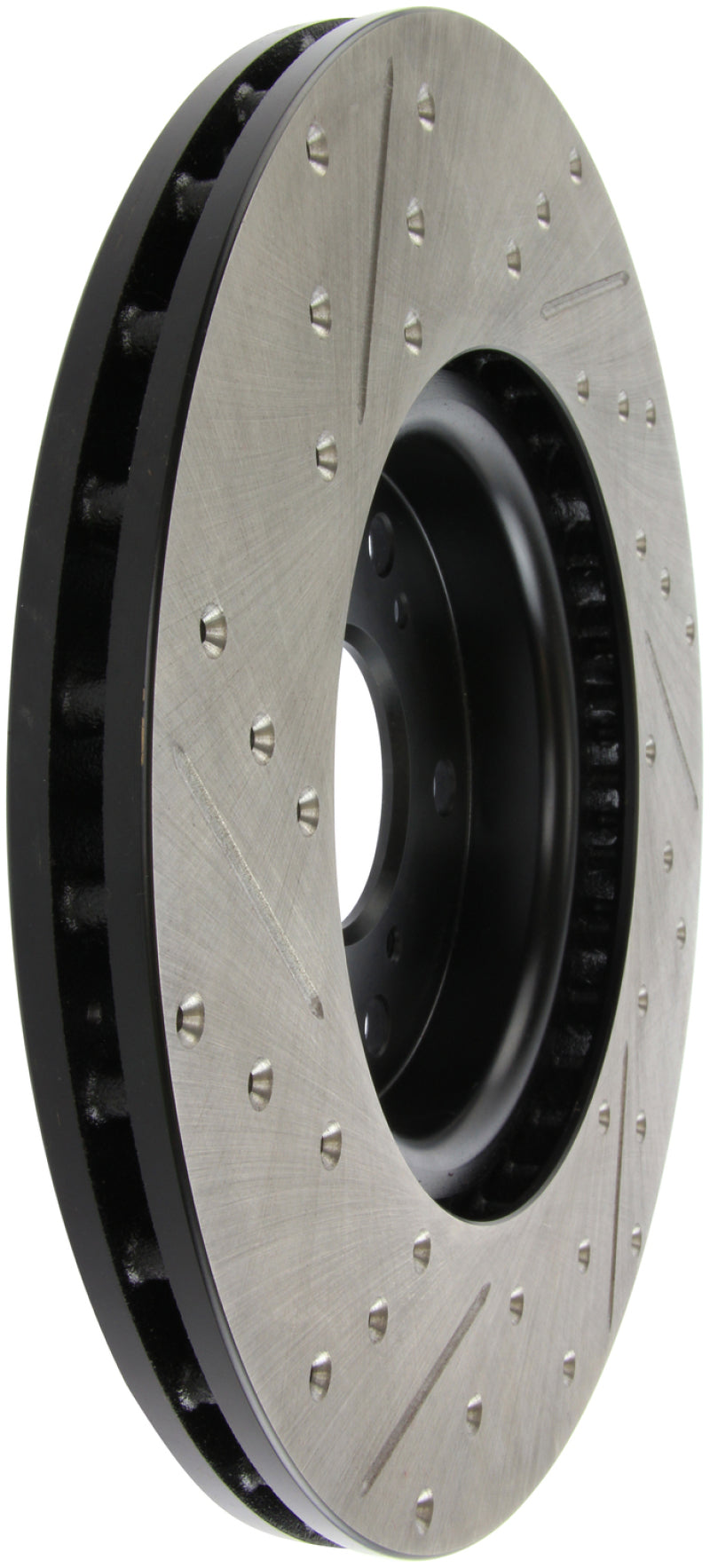 StopTech Sport Drilled/Slotted Brake Rotor; Front Left 127.40062L Photo - Primary