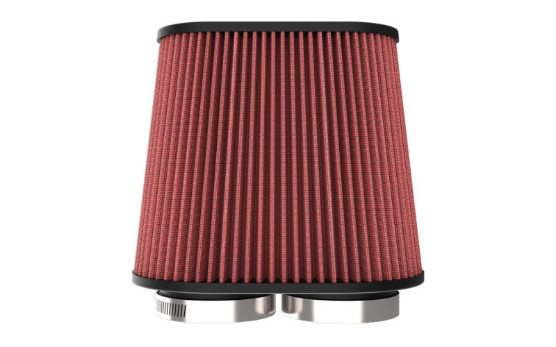 K&N Engineering K&N Universal Clamp-On Air Filter 3in Dual Flange 9in x 6in Base 7.5in x 3.688in Top 7.5in Height RU-6104 RU-6104 Photo - out of package