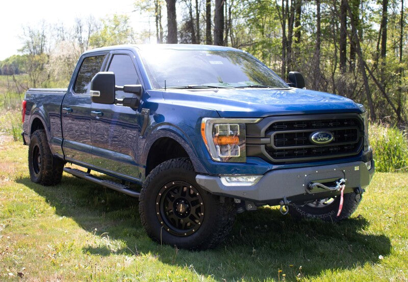 Fishbone Offroad 2021+ F150 Pelican Winch Plate Only (Fits FB22366) - Black Texture FB22393 FB22393 Photo - lifestyle view