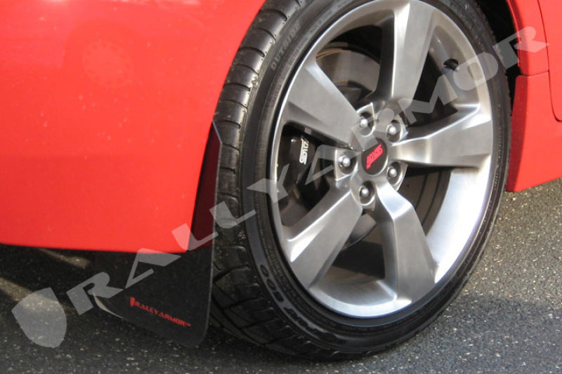 Rally Armor 2008-14 STI Mud flap Red logo MF15-UR-BLK/RD User 1