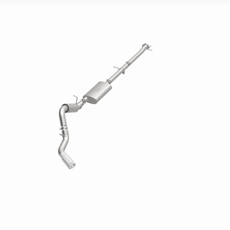Magnaflow 2022+ GM 2500/3500HD 6.6L Gas Single Passenger Side Rear Exit Cat-Back Exhaust 19524 19524 360 Degree Image Set