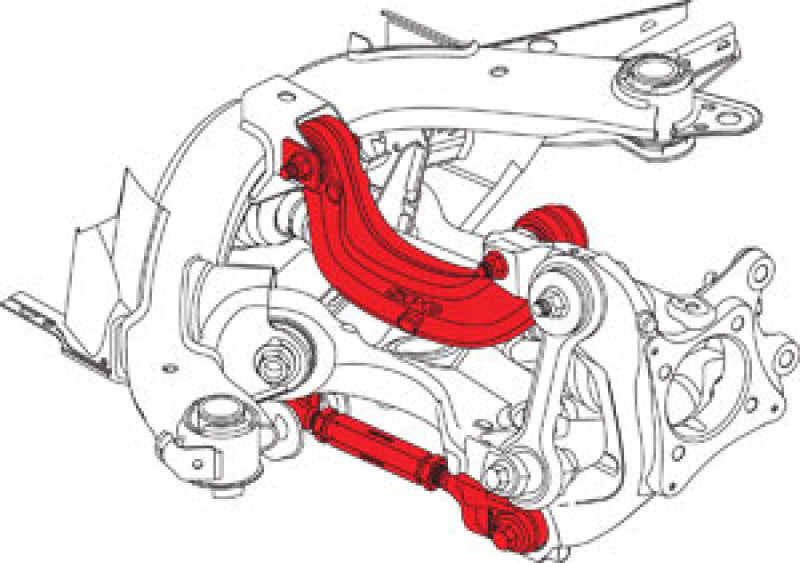SPC Performance 15-20 Ford Mustang Rear Performance Kit 72360 72360 Line Art