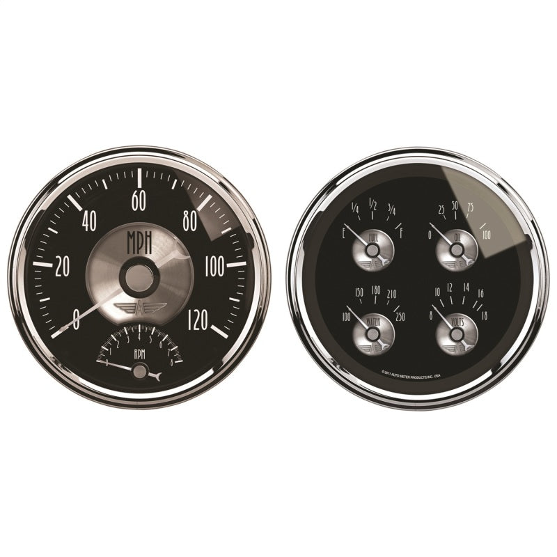 Autometer Prestige Series Black Diamond 5in Gauge Box Kit-Tachometer/Speedometer Combo / Oil Pressu 2005 2005 Photo - Primary