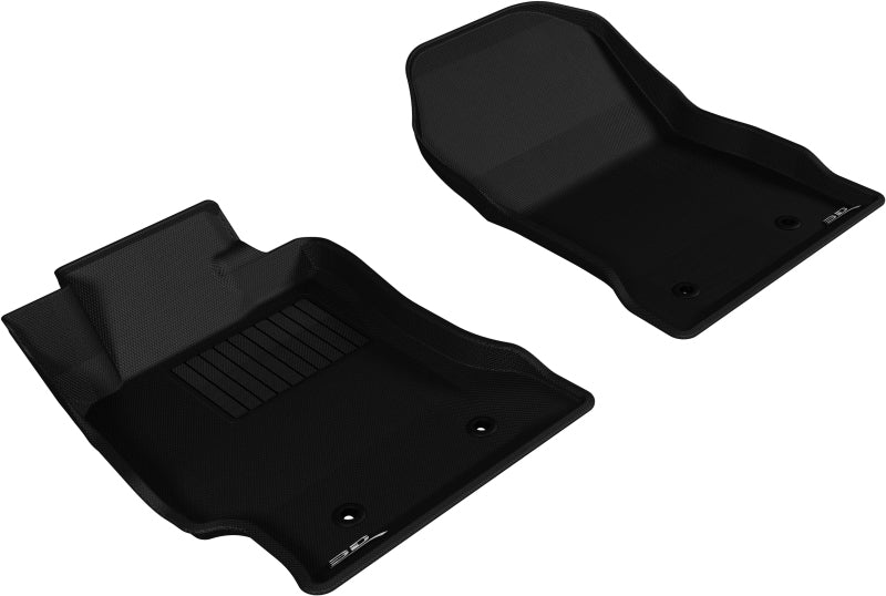 3D MAXpider 2013-2019 Toyota/Subaru/Scion FR-S Kagu 1st Row Floormat - Black L1SC00211509 L1SC00211509 Photo - Primary