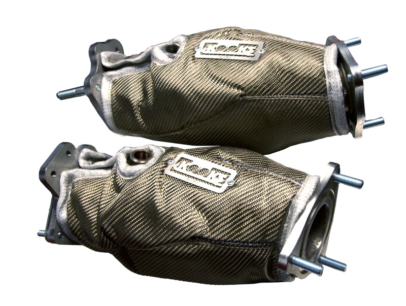 Kooks 2020+ Chevrolet Corvette C8 LT2 6.2L Heat Shield Blankets for Ultra Green Catted Connect Pipes 218033B2 218033B2 Photo - Close Up