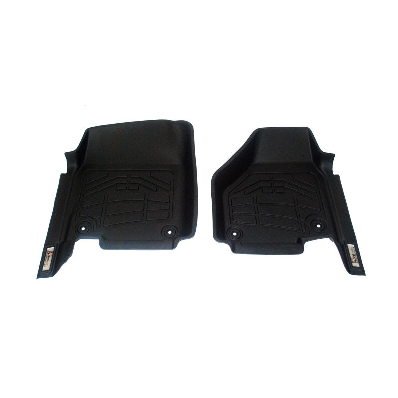 Westin 12-18 Ram Reg Cab/Quad Cab (two rentention hooks) Wade Sure-Fit Floor Liners Front - Blk 72-110042 72-110042 Photo - Primary