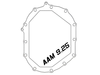 aFe Power 11-18 GM 2500-3500 AAM 9.25 Axle Front Differential Cover Raw Machined Street Series 46-71050A 46-71050A Technical Drawing