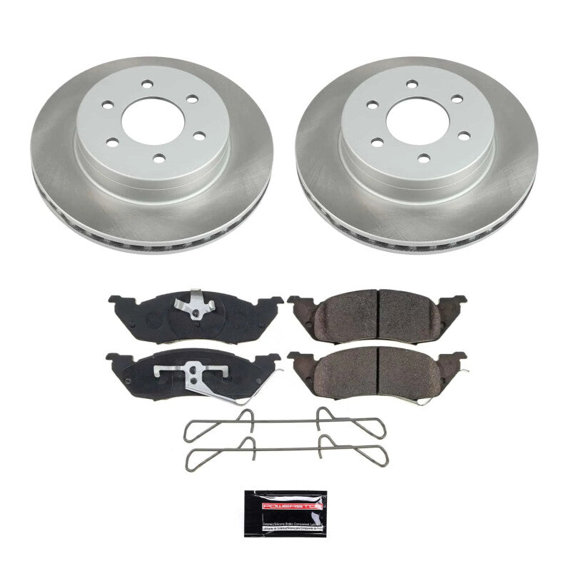 PowerStop Power Stop 97-98 Dodge Dakota Front Semi-Coated Rotor Kit SC2137 SC2137 Photo - Primary