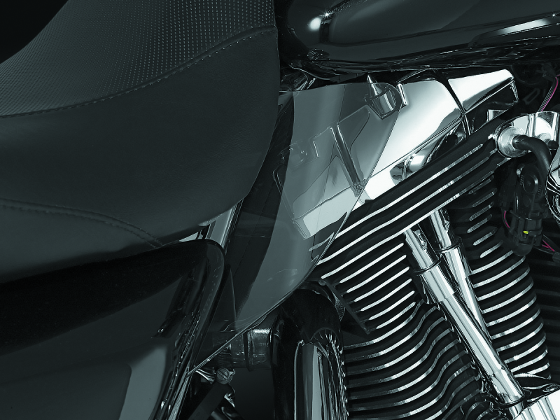 Kuryakyn Refl Smoke Saddle Shields 1188 1188 Photo - Primary