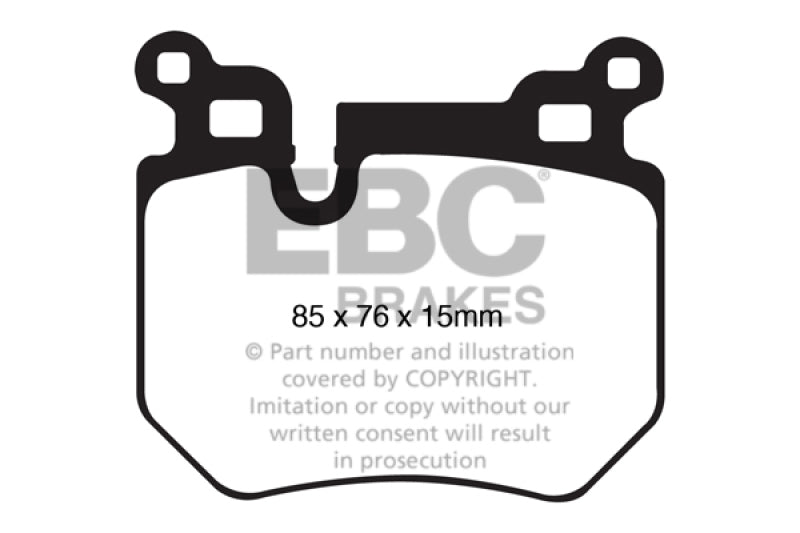 EBC Disc Brake Pad Set DP41996R Photo - Primary
