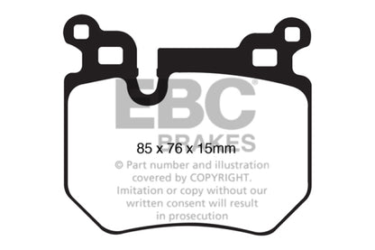 EBC Disc Brake Pad Set DP41996R Photo - Primary