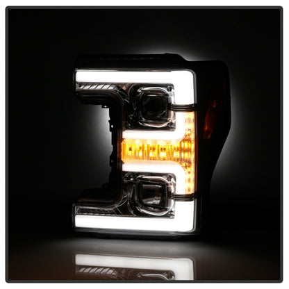 Spyder Ford F-250/F-350/F450 Super Duty 17-18 Projector Headlights Chrome PRO-YD-FS17-SBSEQ-C 5086273 5086273 Photo - Unmounted