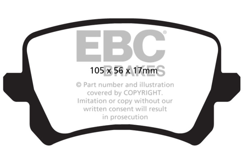 EBC Disc Brake Pad Set DP42004R Photo - Primary