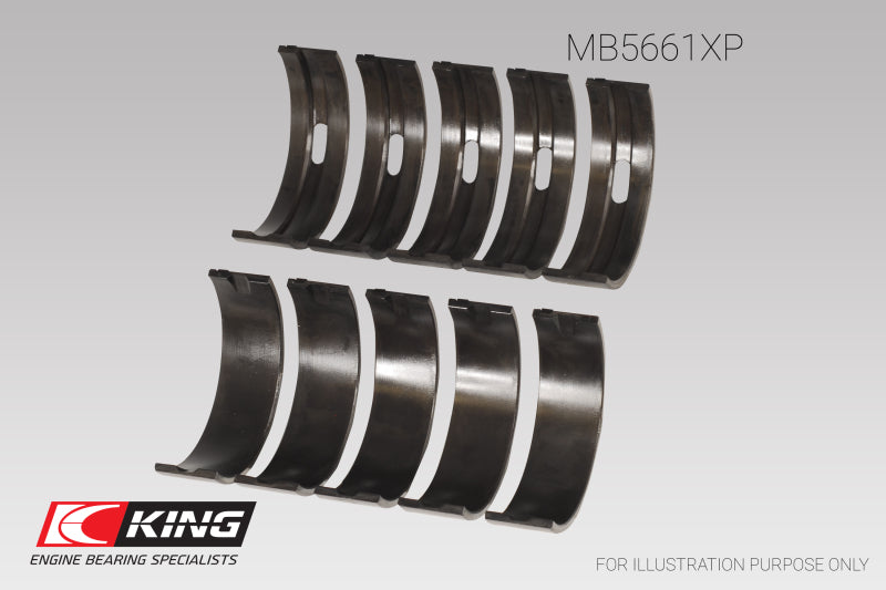King Engine Bearings King Audi/VW ADZ/ AWT/ APK/ BHP/ BPY/ AKS (Size STDX) Main Bearing Set MB5661XPSTDX MB5661XPSTDX User 1