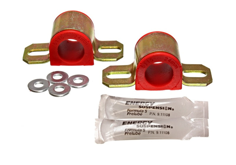 Energy Suspension Sway Bar Bushing Set Red Mazda RX-7 All 1986-1991 11.5104R Photo - Primary