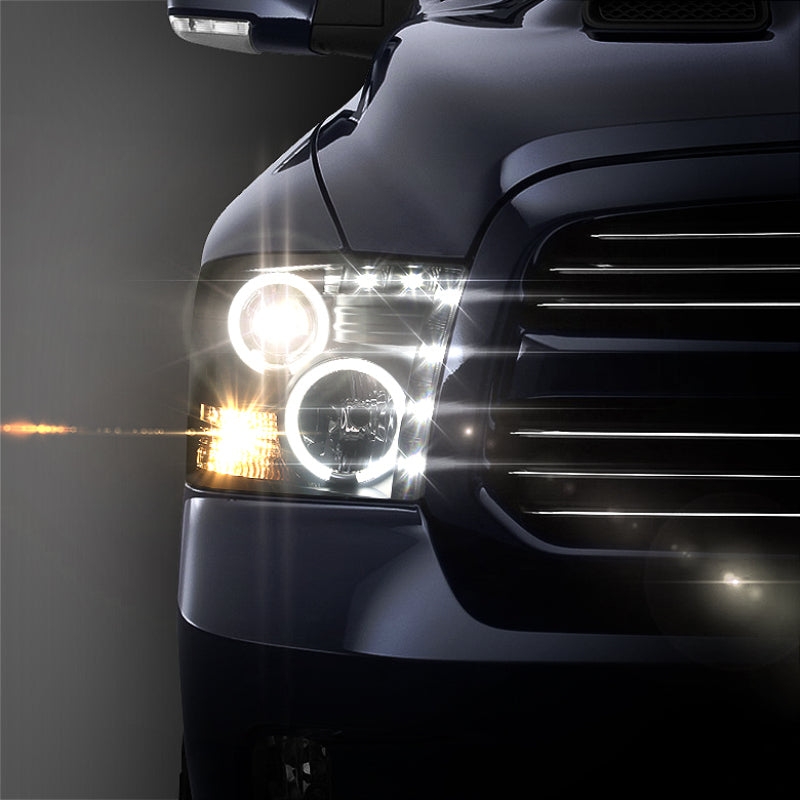 Spyder Dodge Ram 1500 09-14 Projector Headlights Halogen- CCFL Halo LED - Blk PRO-YD-DR09-CCFL-BK 5030320 5030320 User 1