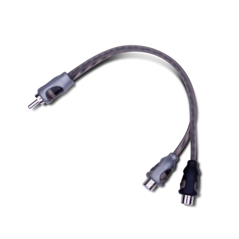 Rockford Fosgate Twisted Pair Y Adapter 1 Male to 2 Female RFIY-1M