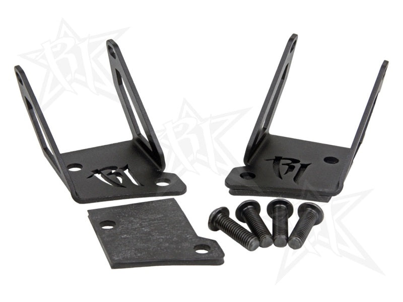 Rigid Industries Jeep JK - A-Pillar Mount Kit - Mounts set of Dually/D2 40331 40331 Photo - Unmounted
