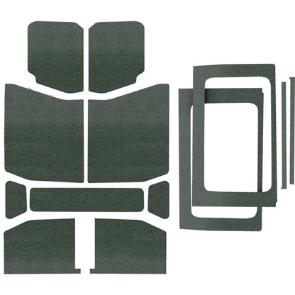 DEI 2018-Up Jeep Wrangler JL 4-Door Headliner Complete Kit 13-pc - Gray 50179 50179 Photo - Primary