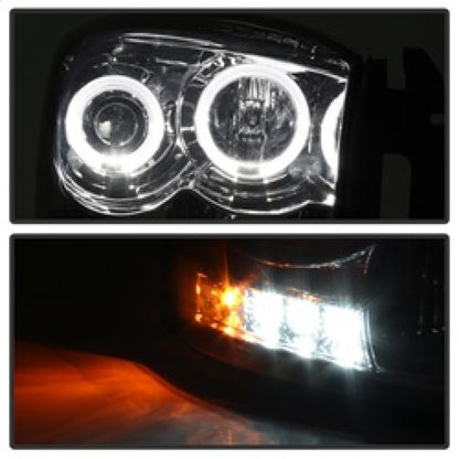 Spyder Dodge Ram 1500 06-08/Ram 2500 06-09 Projector Headlights LED Halo LED Smke PRO-YD-DR06-HL-SM 5010025 5010025 Photo - Unmounted