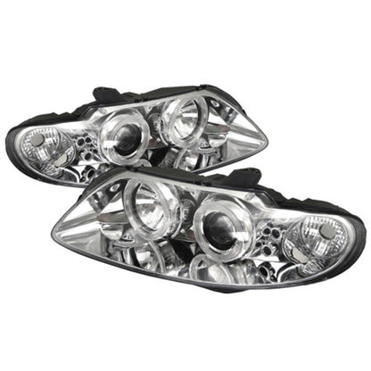 Spyder Pontiac GTO 04-06 Projector Headlights LED Halo LED Chrome High H1 Low H1 PRO-YD-PGTO04-HL-C 5011756 5011756 Photo - Primary