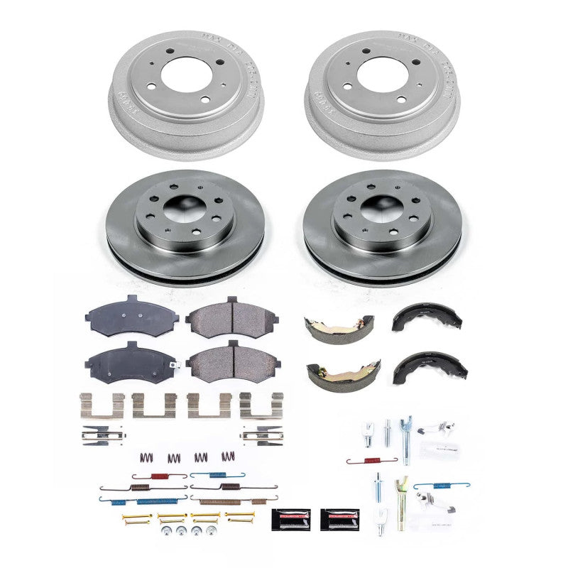 PowerStop Power Stop 2002 Hyundai Elantra Front & Rear Autospecialty Brake Kit KOE15528DK