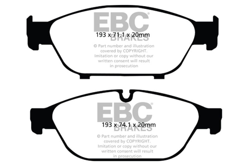 EBC Disc Brake Pad Set DP42086R Photo - Primary
