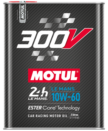 Motul 2L Synthetic-ester Racing Oil 300V Le Mans 10W60 10x2L 110864 110864 Photo - Primary