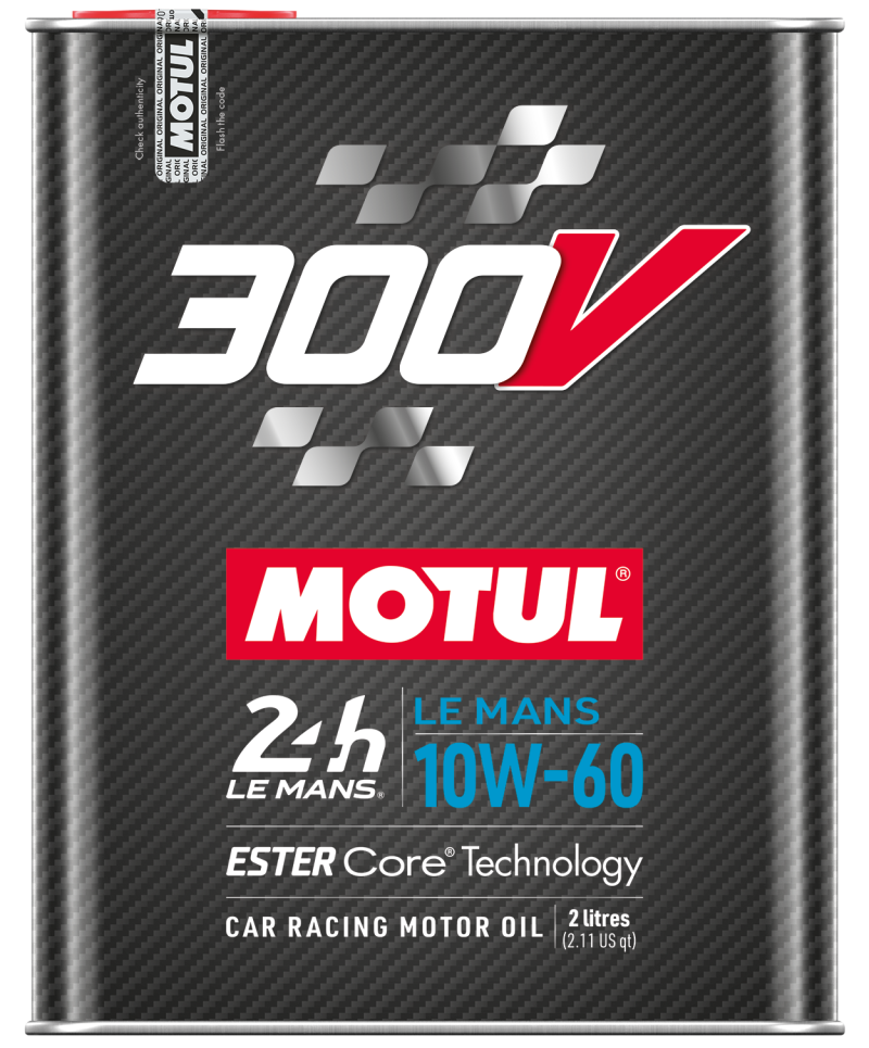 Motul 2L Synthetic-ester Racing Oil 300V Le Mans 10W60 10x2L 110864 110864 Photo - Primary