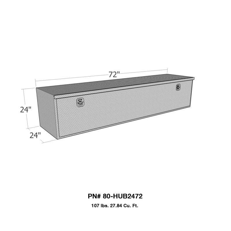 Westin/Brute HD Under Body 24in x 72in Drop Down Door - Aluminum 80-HUB2472 80-HUB2472 Photo - Primary