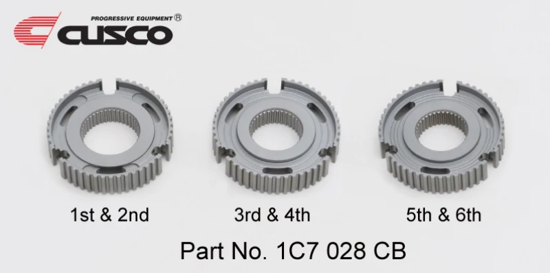 Cusco 23+ Toyota GR Corolla/22+ Toyota GR Yaris Reinforced Transmission Clutch Sync. Hub Set 1C7 028 CB 1C7 028 CB User 1