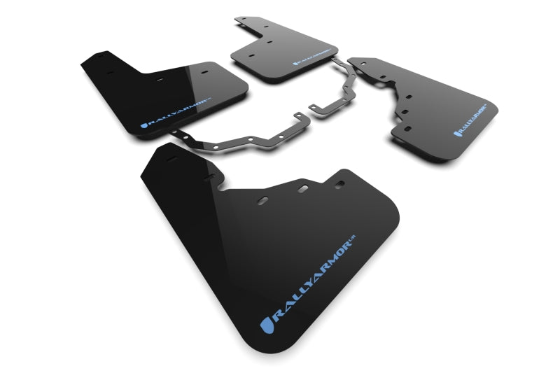 Rally Armor 22-25 Toyota Land Cruiser Black UR Mud Flap Light Blue Logo MF138-UR-BLK-LBL MF138-UR-BLK-LBL User 1