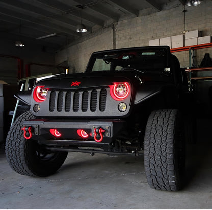 ORACLE Lighting Oracle 7in High Powered LED Headlights - Black Bezel - ColorSHIFT 2.0 5769-333 5769-333 Photo - lifestyle view