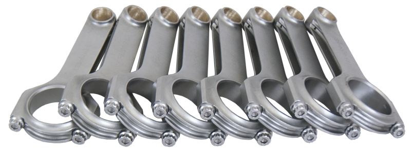Eagle Chevrolet Small Block H-Beam Connecting Rods w/ ARP L19 Bolts (Set of 8) CRS6200B3DL19 CRS6200B3DL19 Photo - Primary