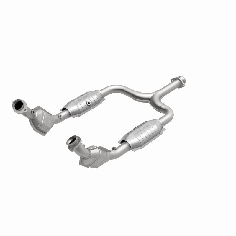 MagnaFlow Ford Mustang HM Grade Federal / EPA Compliant Direct-Fit Catalytic Converter 93345 360 Degree Image Set