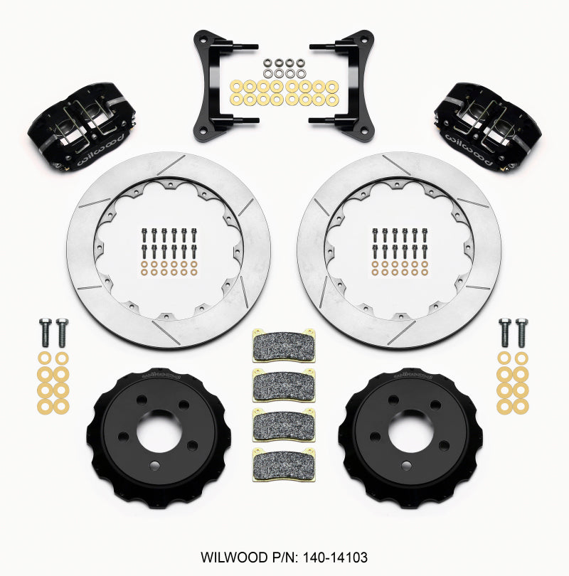 Wilwood NDPR Front Drag Kit, 12.88 Vented, 2015-Up Mustang 140-14103 Photo - Primary