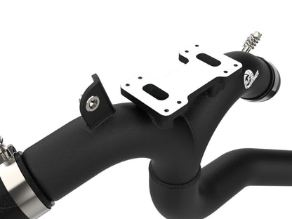 aFe Kia Stinger 18-22 V6-3.3L (tt) BladeRunner Hot Charge Pipe- Black 46-20508-B 46-20508-B Photo - Close Up