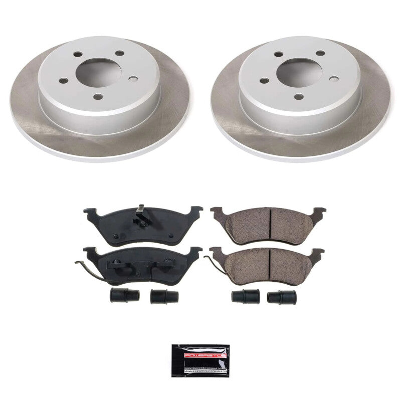 PowerStop Power Stop 01-07 Dodge Grand Caravan Rear Semi-Coated Rotor Kit SC5248 SC5248 Photo - Primary