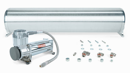 Air Lift 28in FLO Tank w/ Viair 444c Compressor (Incl. Fittings & Tank Mounting Hardware) 27764 27764 Photo - Primary