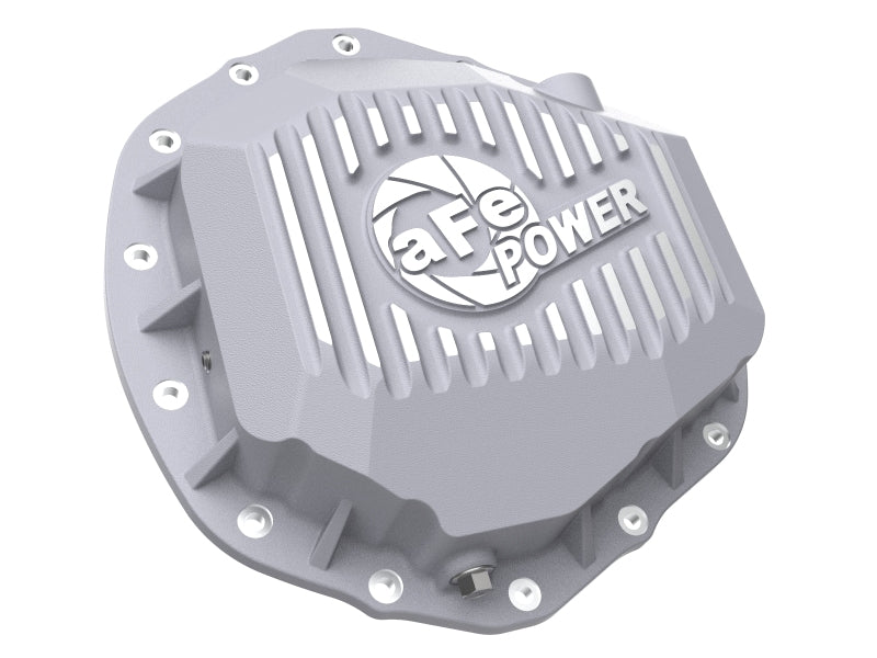 aFe Street Series Rear Differential Cover Raw w/ Machined Fins 19-20 Ram 2500/3500 46-71150A 46-71150A Photo - Unmounted