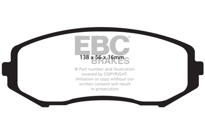 EBC Disc Brake Pad Set DP61818 Photo - Primary