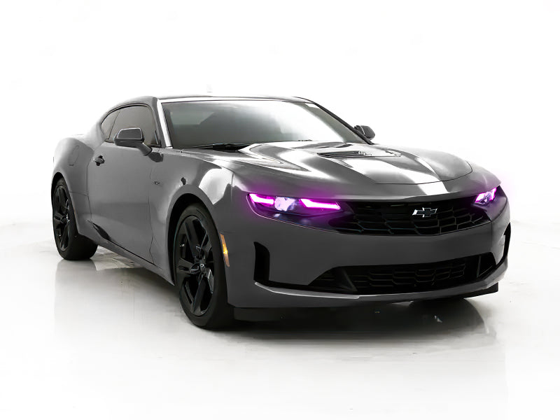 ORACLE Lighting Oracle 19-21 Chevy Camaro LS/LT RGB+A Headlight DRL Upgrade Kit - ColorSHIFT w/ Simple Controller 1418-504 1418-504 Photo - Mounted