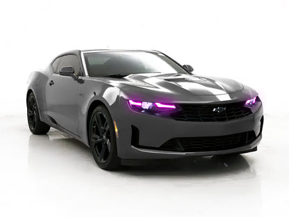 ORACLE Lighting Oracle 19-21 Chevy Camaro LS/LT RGB+A Headlight DRL Upgrade Kit - ColorSHIFT w/ Simple Controller 1418-504 1418-504 Photo - Mounted